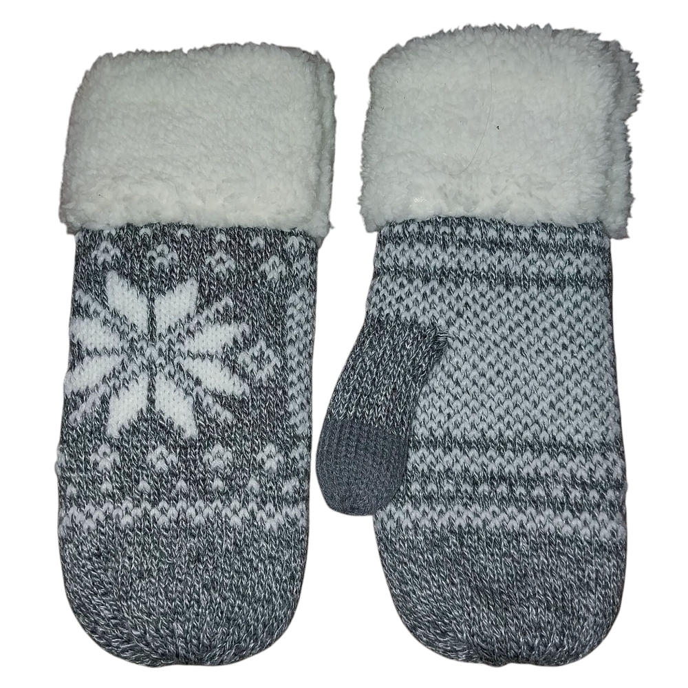NWOT knit plush mittens